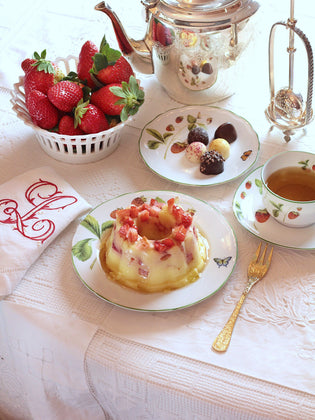  Budino al cioccolato bianco e fragole